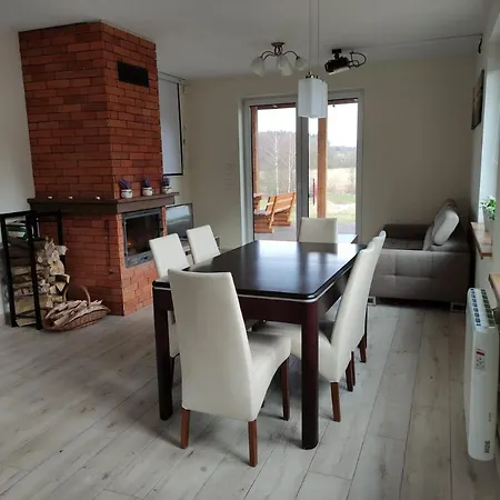 Ferienhaus Grunwald - Dom Z Dzialka 3000m2 Na Wylacznosc, Z Duzym Ogrodem, Tarasem, Grillem, Hamakami, Domkiem Dla Dzieci I Boiskiem Gierzwald